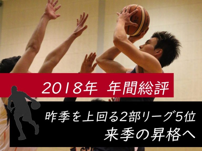 《2018年度総評｜バスケ》昨季を上回る2部リーグ5位　来季の昇格へ