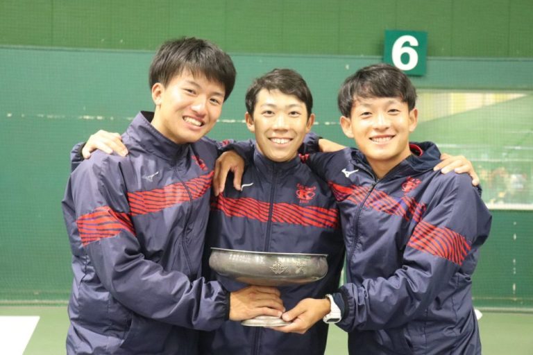 【早慶戦テニス】26年ぶり早大に優勝―選手インタビュー